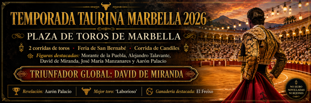 Resumen de la temporada taurina de Marbella 2026